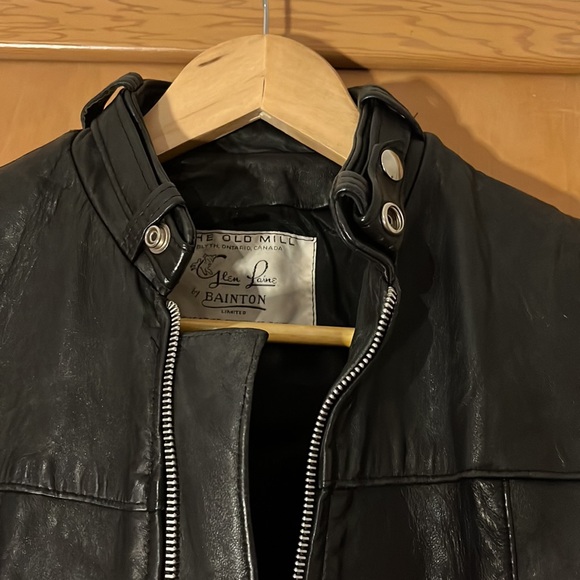 Vintage leather moto jacket - Picture 2 of 3